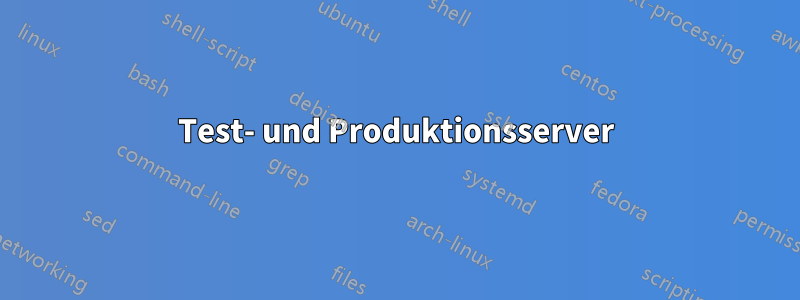 Test- und Produktionsserver