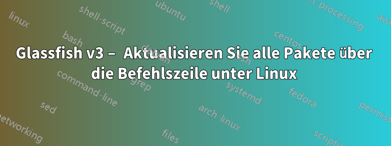 Glassfish v3 – Aktualisieren Sie alle Pakete über die Befehlszeile unter Linux