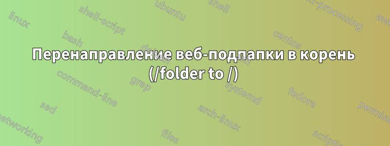 Перенаправление веб-подпапки в корень (/folder to /)