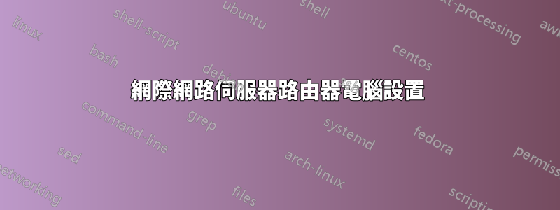 網際網路伺服器路由器電腦設置
