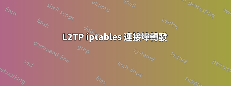 L2TP iptables 連接埠轉發