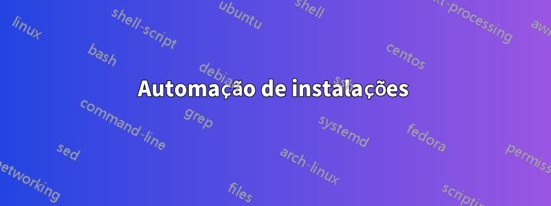 Automação de instalações
