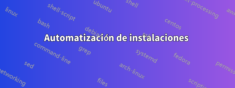 Automatización de instalaciones