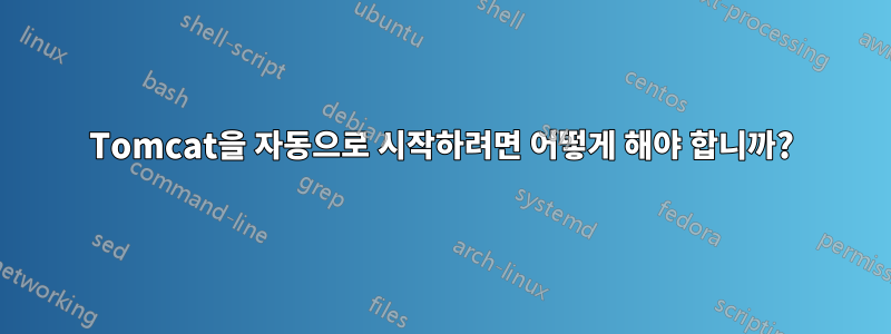 Tomcat을 자동으로 시작하려면 어떻게 해야 합니까?