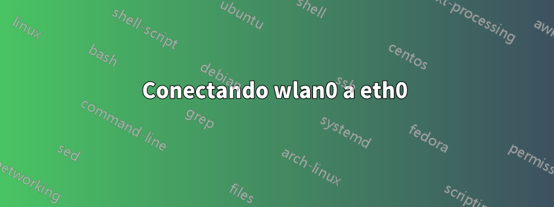 Conectando wlan0 a eth0