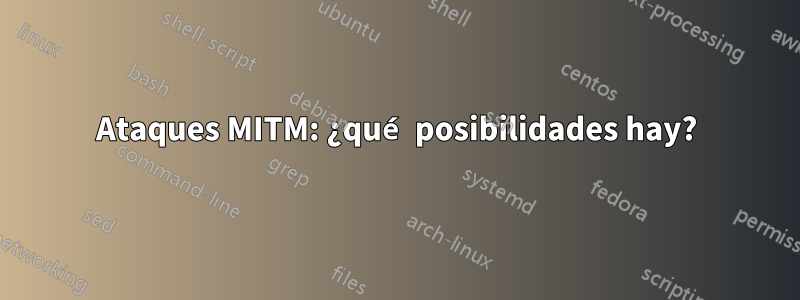 Ataques MITM: ¿qué posibilidades hay?