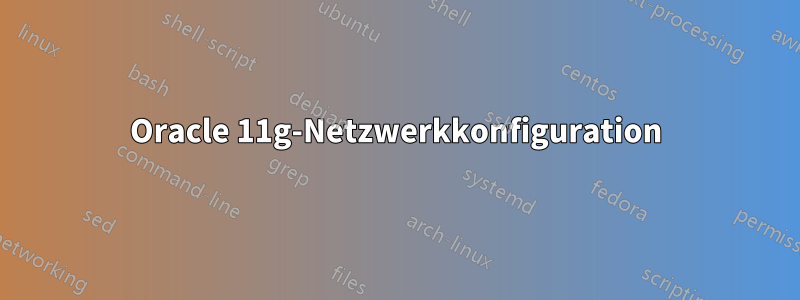 Oracle 11g-Netzwerkkonfiguration