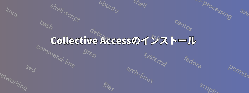 Collective Accessのインストール