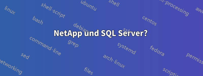 NetApp und SQL Server?