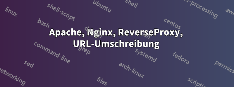 Apache, Nginx, ReverseProxy, URL-Umschreibung