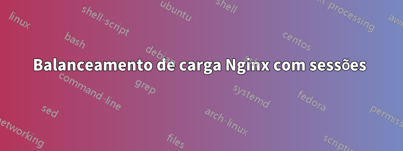 Balanceamento de carga Nginx com sessões