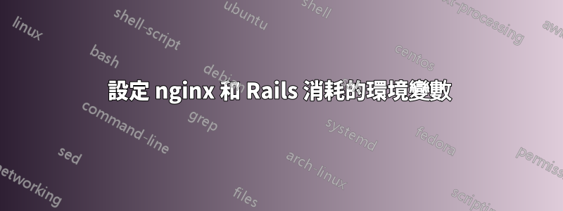設定 nginx 和 Rails 消耗的環境變數