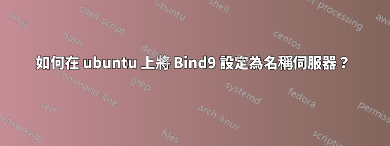 如何在 ubuntu 上將 Bind9 設定為名稱伺服器？