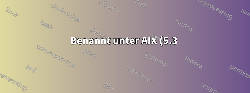 Benannt unter AIX (5.3) – DIG findet keine Hosts ohne FQDN?