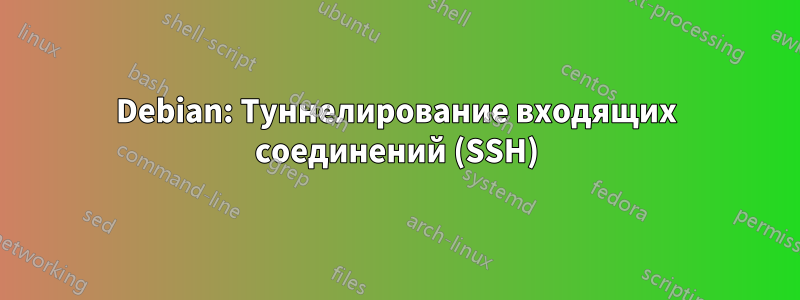 Debian: Туннелирование входящих соединений (SSH)