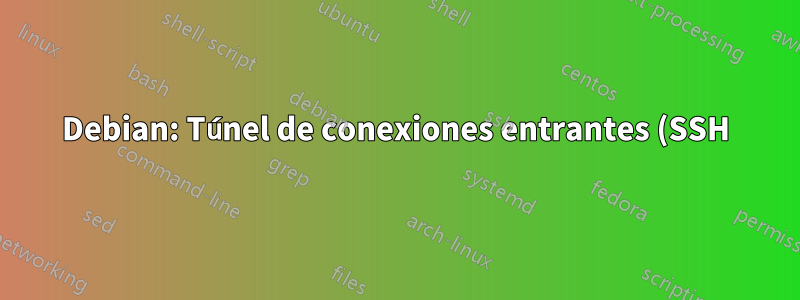 Debian: Túnel de conexiones entrantes (SSH)