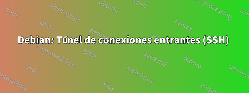 Debian: Túnel de conexiones entrantes (SSH)