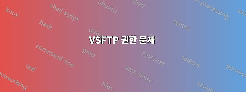 VSFTP 권한 문제