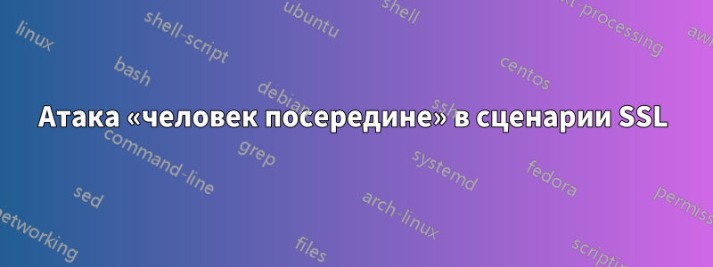 Атака «человек посередине» в сценарии SSL