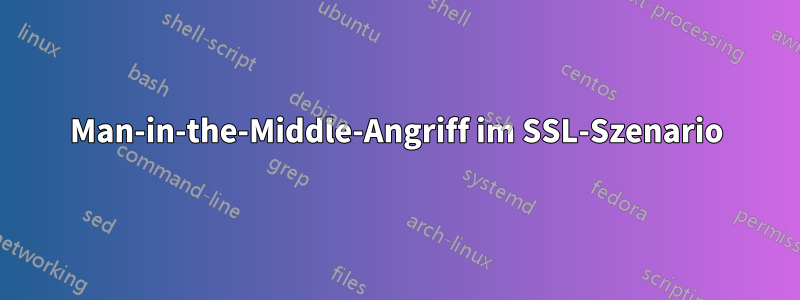 Man-in-the-Middle-Angriff im SSL-Szenario
