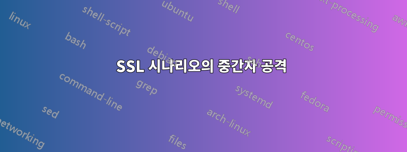 SSL 시나리오의 중간자 공격