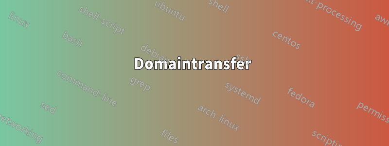 Domaintransfer