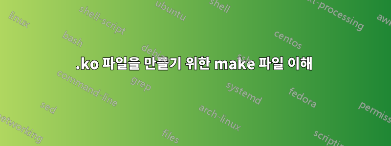 .ko 파일을 만들기 위한 make 파일 이해