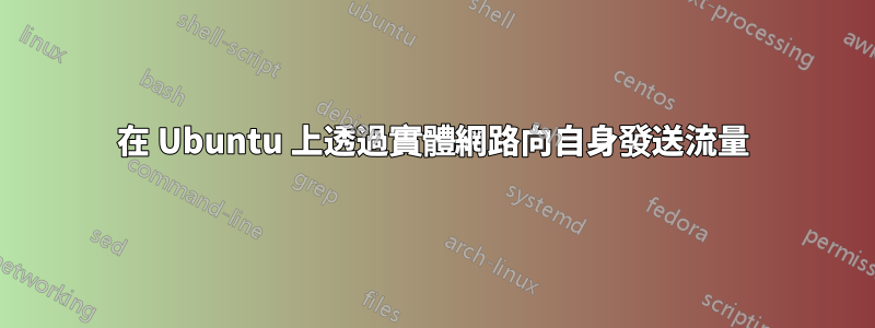 在 Ubuntu 上透過實體網路向自身發送流量