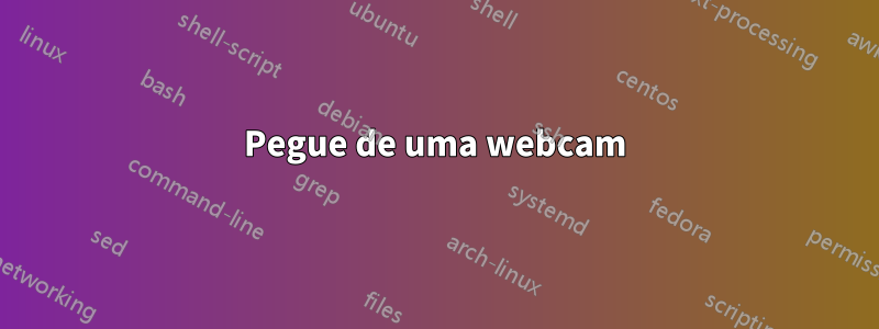 Pegue de uma webcam