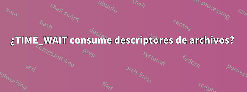 ¿TIME_WAIT consume descriptores de archivos?