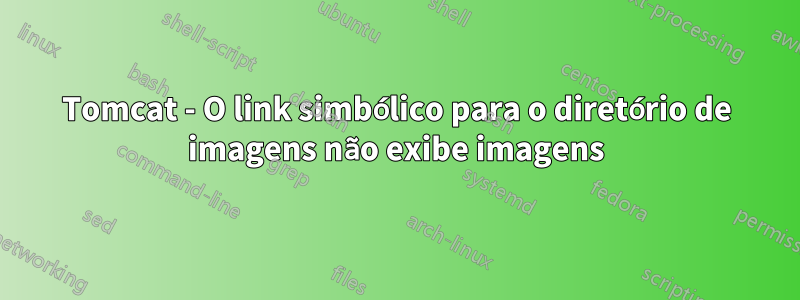 Tomcat - O link simbólico para o diretório de imagens não exibe imagens