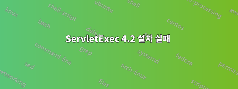 ServletExec 4.2 설치 실패