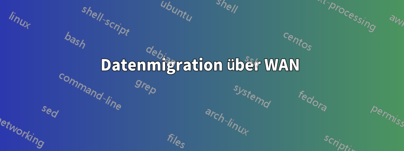 Datenmigration über WAN