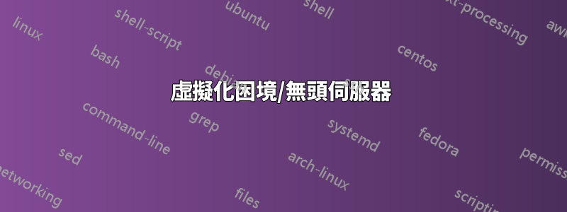 虛擬化困境/無頭伺服器