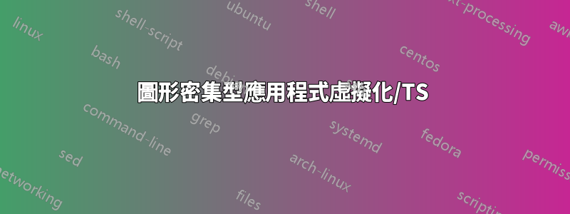 圖形密集型應用程式虛擬化/TS