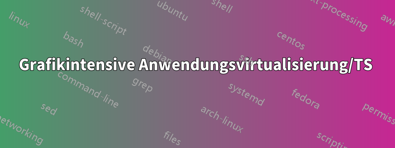 Grafikintensive Anwendungsvirtualisierung/TS
