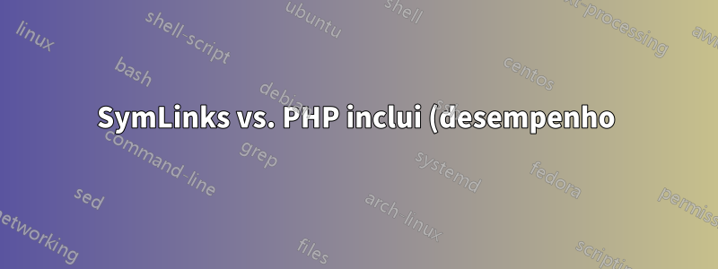 SymLinks vs. PHP inclui (desempenho)