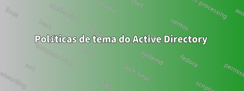 Políticas de tema do Active Directory