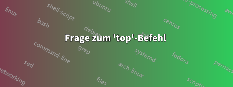 Frage zum 'top'-Befehl