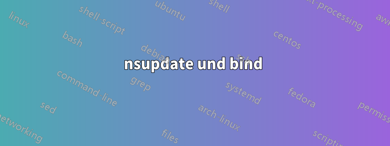 nsupdate und bind