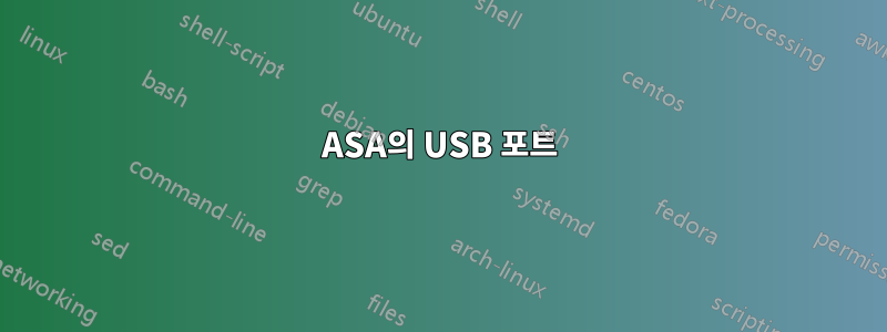 ASA의 USB 포트