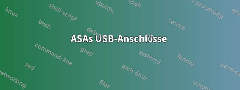 ASAs USB-Anschlüsse