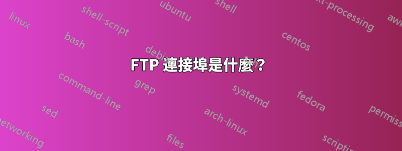 FTP 連接埠是什麼？