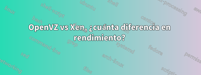 OpenVZ vs Xen, ¿cuánta diferencia en rendimiento?