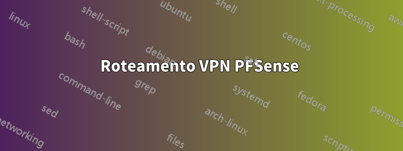 Roteamento VPN PFSense