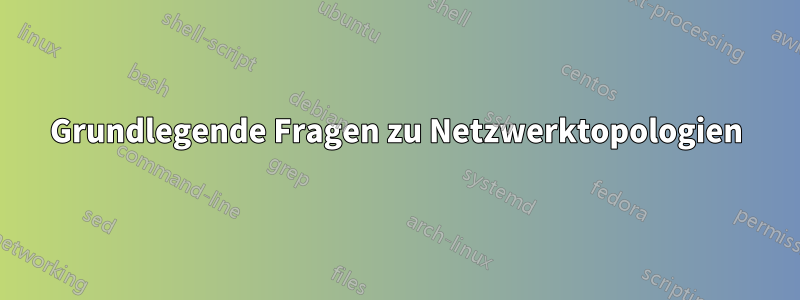 Grundlegende Fragen zu Netzwerktopologien