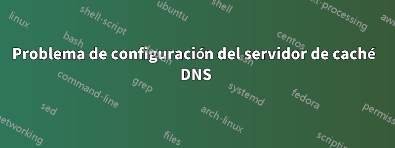 Problema de configuración del servidor de caché DNS