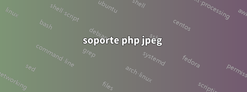 soporte php jpeg