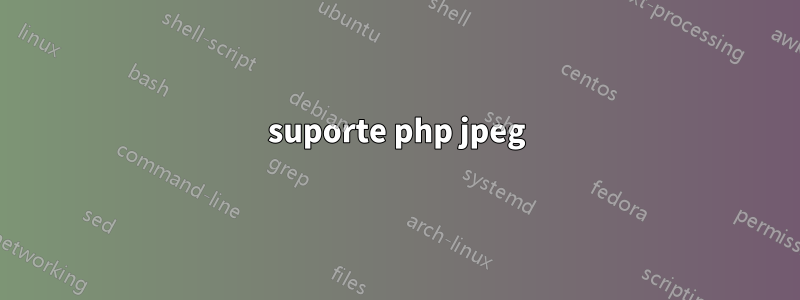 suporte php jpeg