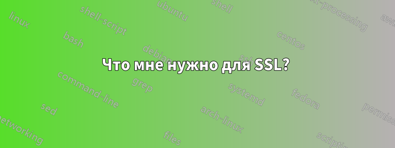 Что мне нужно для SSL?